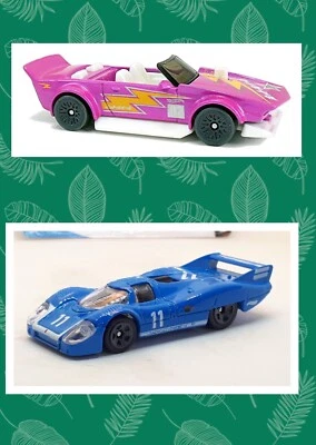 *selado* *Lote de 2* 2017 Hot Wheels Mattel Porsche 917 LH e carros de brinquedo mangá de pista - Imagem 1 de 2