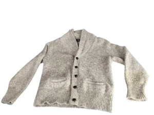 Vintage High Sierra By Mervyns Wool Cardigan Women Sz M Cable Knit Workwear - Picture 1 of 7