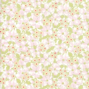 Moda Fabric - Amberley - Floral Field - White - 100% Cotton - Multiple Size - Picture 1 of 1