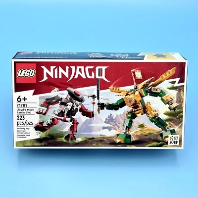 LEGO Ninjago Core Lloyd’s Mech Battle EVO (71781) Golden Lloyd Ninja Minifigura Foto 1 de 4