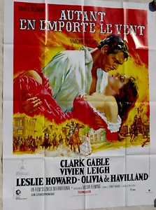 Gone with the Wind (1939) R1989•Selznick•Gable•French Movie Poster 47x63 Mint - Picture 1 of 1