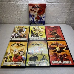 LOT Avatar The Last Airbender Book 1 Vol 1-5, Book 2 Vol 1-4, Book 3 Vol 1-2 DVD - Imagen 1 de 7