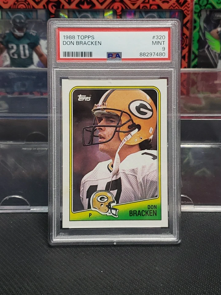  Psa 9 1988 Topps - Don Bracken #320 Green Bay Packers NFL Football Card - Image 1 of 3