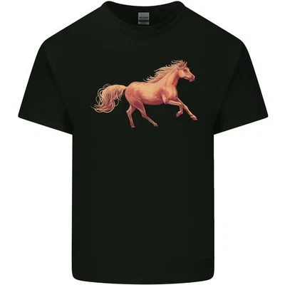 Ein Galoppierendes Pferd Reitsport Kinder T-Shirt Kinder - Bild 1 von 4