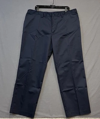 Pantalones chinos utilitarios Edwards frente plano para hombre 40x30 azul uniforme trabajo Foto 1 de 4