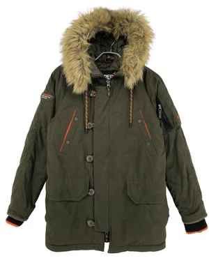 SUPERDRY Men Hooded Parka Jacket Coat Size S - Image 1 of 4