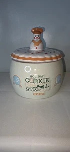 2022 Disney Parks EPCOT Festival of the Holidays Cookie Stroll Jar Snowman - Picture 1 of 8
