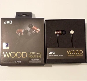 JVC Kenwood HA-FX850 Wood Stereo In-Ear Headphones - Picture 1 of 7