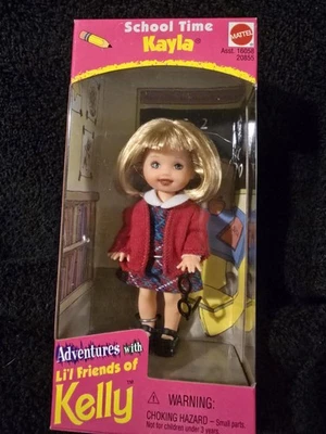 Barbie Li'l Friends of Kelly Mattel - School Time Kayla Nueva Sellada Foto 1 de 4