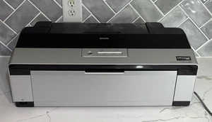 Epson Stylus Photo R2880 Wide Photo Printer Parts (Powers On - No Ink to Test!) - Picture 1 of 9
