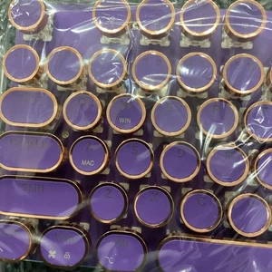 EWEADN Typewriter Style Mechanical Gaming Keyboard Wired Mechanical Keyboards….. - Picture 1 of 10