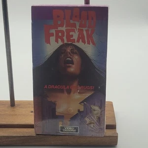 Sealed Rare Blood Freak VHS Tape Horror Sleazy Cult Gore Video Treasures  - Bild 1 von 11
