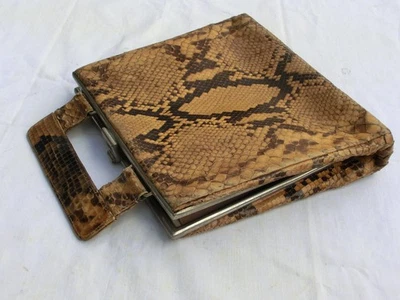 historisch alte Handtasche aus Schlangenleder ca. 1936  - Bild 1 von 2