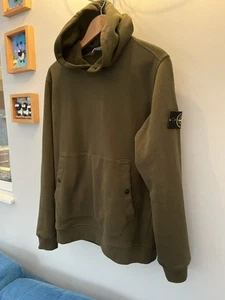 Stone Island Hoodie Geen Med - Picture 1 of 9