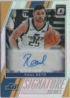 Raul Neto 2017-18 PANINI DONRUSS OPTIC BASKETBALL Signature Series Holo #42 Jazz - Image 1 of 3