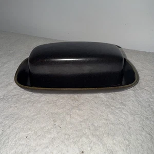 Vintage Denby Langley Kismet Bokhara 1/4 lb. Covered Butter Dish w/Lid England - Picture 1 of 5