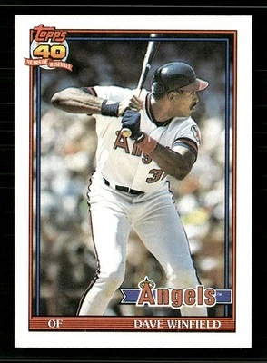 1991 Topps #630 Dave Winfield - Image 1 of 2