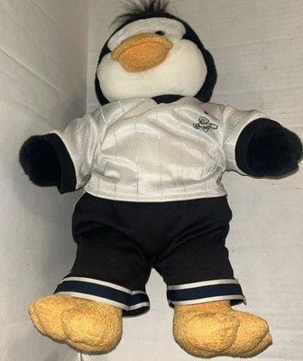 Build A Bear Penguin 18” Plush Stuffed Animal W/ Soccer Uniform AS IS SEE PIC - Image 1 of 4