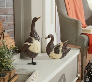 Juego de 2 hermosas figuras de pato de Valerie Parr Hill - Imagen 1 de 9