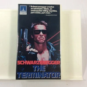 Terminator Arnold Schwarzenegger VHS Tape Original 1984 Thorn EMI Rare Hard Case - Picture 1 of 11