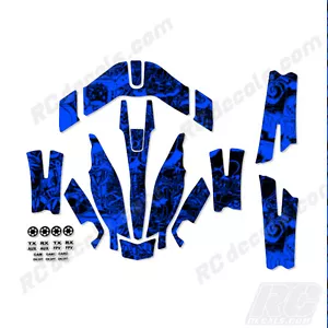 Traxxas Aton Plus Body Wrap Decal Skin Sticker Canopy Bubbles - Picture 1 of 1