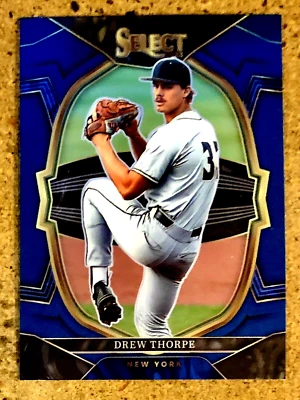 2023 Panini Select Baseball Concourse Blue Drew Thorpe #17 Yankees/Padres - Image 1 of 3