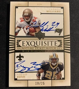 Reggie Bush 2006 Upper Deck Exquisite Auto RC /25 Signature Cadillac Williams - Picture 1 of 2