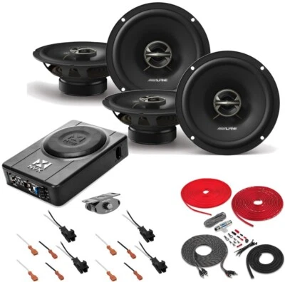 2004-2012 Chevy Colorado Alpine Speaker Replacement w/ Under Seat Bass - Image 1 of 4