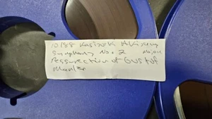 Kazuyoshi Akiyama Gustof Mahler Tape Reel Master 1988 Symphony No, 2 - Picture 1 of 2