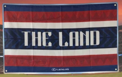Cleveland Guardians Giveaway City Connect THE LAND Flag 3x5 ft. NEW and SEALED - Image 1 of 4