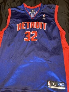 RICHARD “RIP” HAMILTON Detroit Pistons #32 Vintage NBA Jersey XL Mens Used - Picture 1 of 9