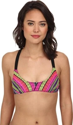 Top De Bikini Reversible Rip Curl Para Niñas Modern Myth, Negro, XS - Imagen 1 de 4
