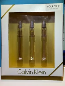 Calvin Klein EUPHORIA+ DEEP + ENDLESS EUPHORIA 0.33 oz Each ~ 3 pk Gift Set - Picture 1 of 4