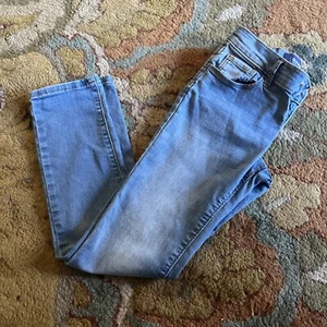 Old Navy Girls Jeans Size 8 Skinny Button Fly Adjustable Waist - Picture 1 of 3