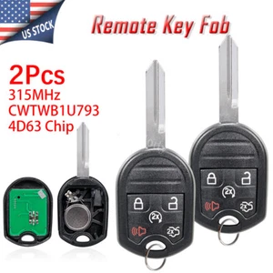 2 5B Remote Key Fob for Ford Taurus Edge Explorer Flex 2011 2012 2013 2014 2015 - Picture 1 of 8