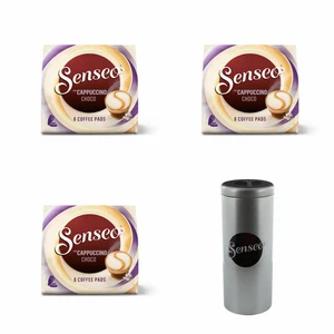 SENSEO Kaffeepads Premium Set Cappuccino Choco 3er Kaffee je 8 Pads Paddose - Bild 1 von 8
