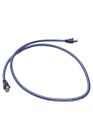 INAKUSTIK Ethernet Kabel 1m Niebieski tekstylny kabel sieciowy RJ45 Cat