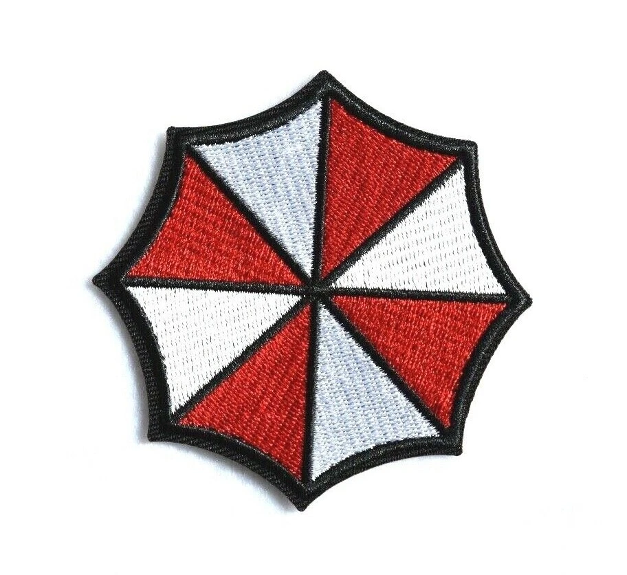 #5080 3" Umbrella Corporation ,Resident Evil Bio Embroidery Applique Patch - Image 1 of 1