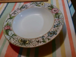 Fitz and Floyd SUMMER FERN Round Bowl 9 1/4" - Picture 1 of 5