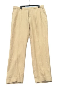 NEW Polo Ralph Lauren Men's Linen Suit Pants Beige Size 40x30 NWT FREE Shipping - Picture 1 of 3