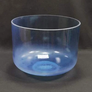 Kristalltöne 8" Indigo Klar Kristall Klangschale (F-45) - Bild 1 von 3