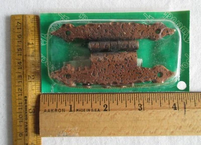 Винтажный 3/8" смещение H петля шкаф - старинный медный Amerock # A1620 новый из старых запасов колониальный - Изображение 1 из 3