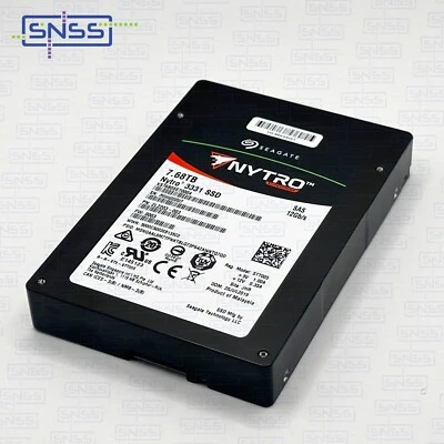 SEAGATE 7.68TB NYTRO 3331 SAS 12G 2.5 SFF SSD XS7680SE70004 7680GB EX VAT £495 - Image 1 of 4