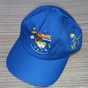 Cappello Berretto Ayrton Senna Senninha Formula 1 Showa Snapback Blu Vintage 54 ~ 58 cm - Foto 1 di 9