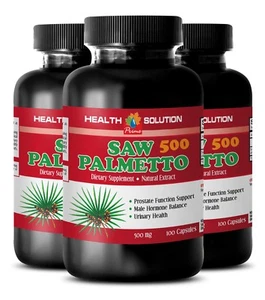Hair loss capsules for men- SAW PALMETTO EXTRACT - 3B/300 -saw palmetto vitamins - Picture 1 of 12