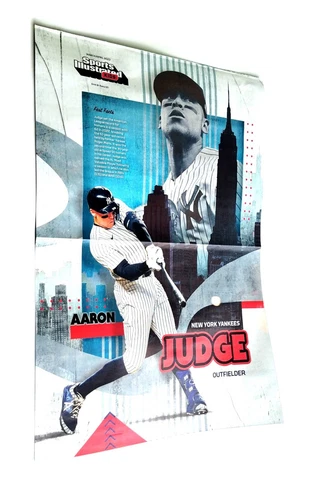 AARON JUDGE rare poster NEW YORK YANKEES baseball 2023 photo SI for Kids Cover