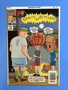 Beavis and Butt-head #10 Marvel 1994 variante de quiosco difícil de encontrar - Imagen 1 de 9