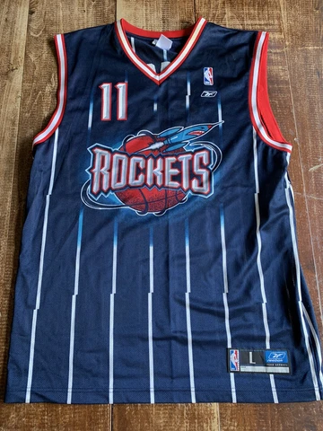 Vintage Reebok Jersey NBA Houston Rockets Yao Ming Basketball Size L Cover