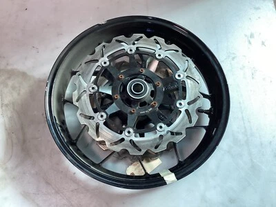 Honda CBR1000RR 2016 08-16 CBR 1000 RR llanta delantera rotores rectos negro OEM Foto 1 de 3