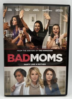Bad Moms DVD Widescreen Mika Kunis Christina Applegate Kristen Bell 2016 - Image 1 of 3